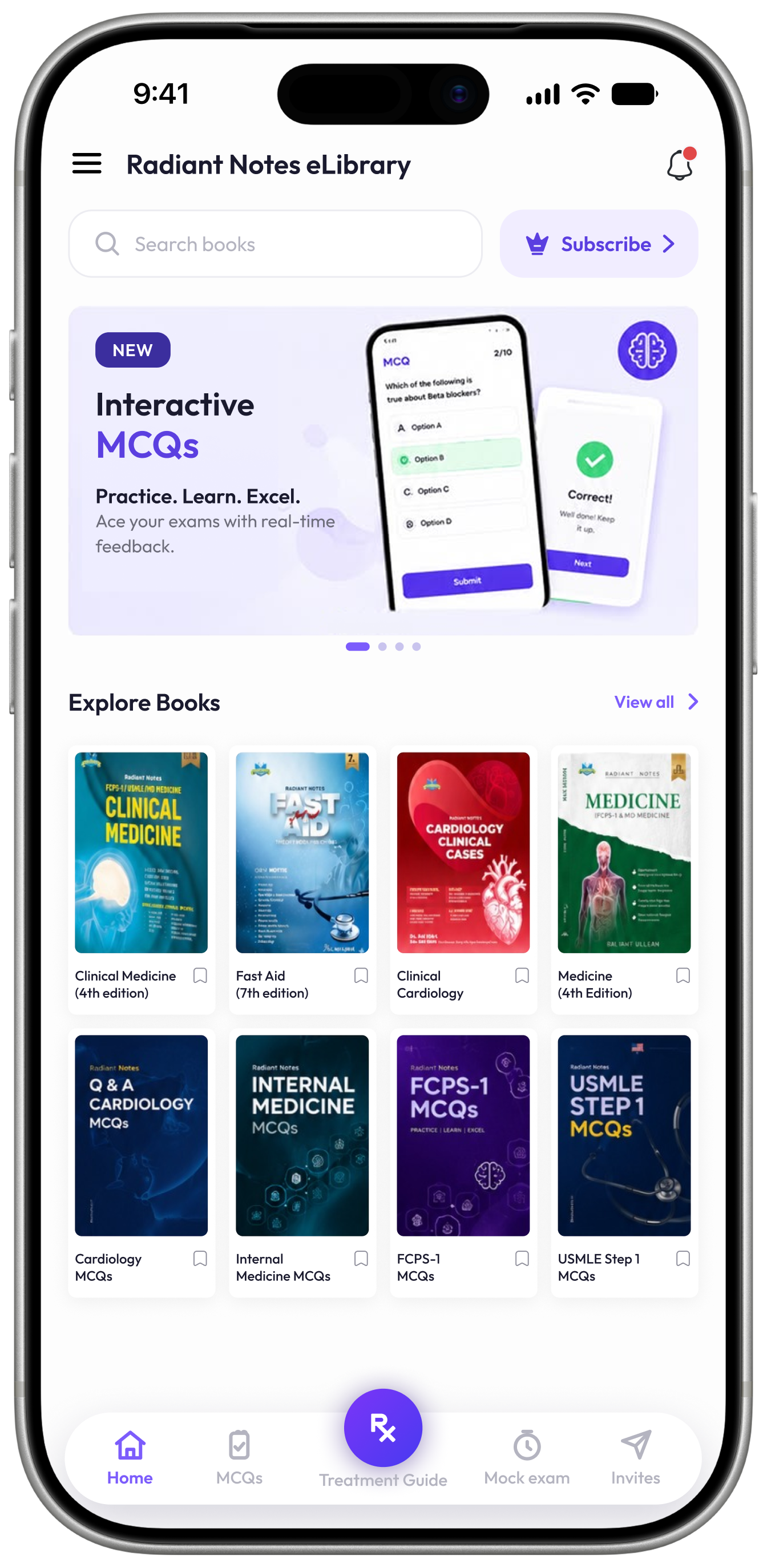 App Home Screen